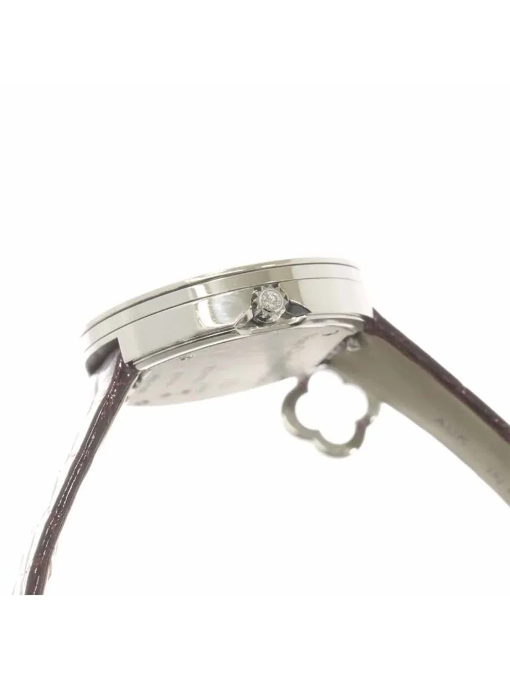 Van Cleef & Arpels Cleef&arpels Charm Mini Watch 18k White Gold Quartz Alhambra